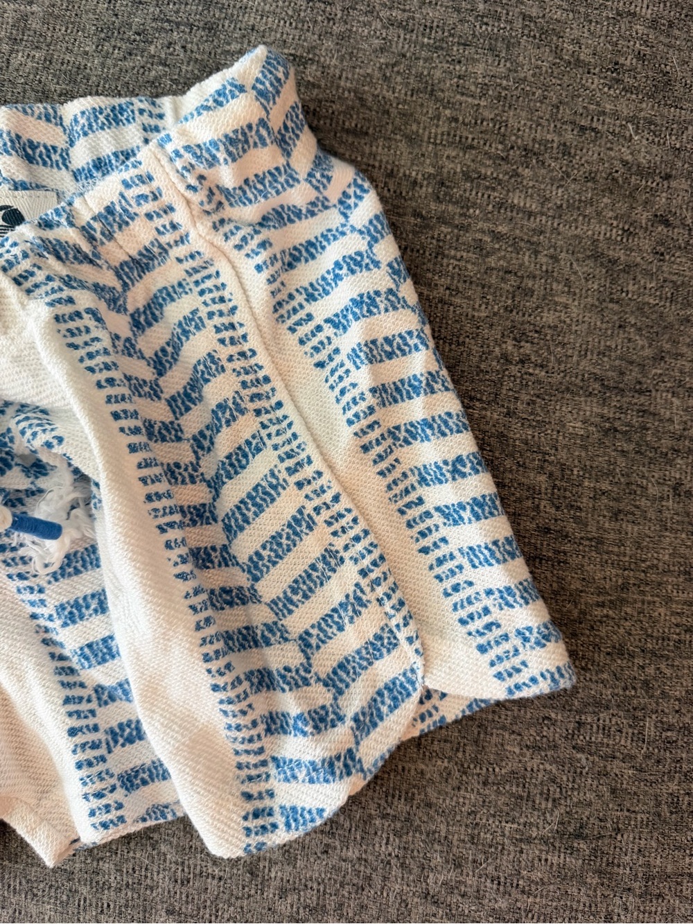 NWOT Ocean Drive White Shorts with Blue Trim 3” inseam - Picture 4 of 6